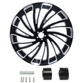 18" Front Wheel Rim w/ Dual Disc Wheel Hub Fit For Harley Electra Glide 97-2021