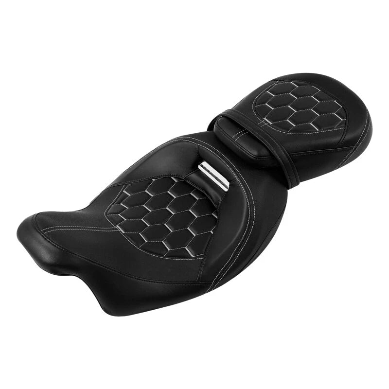 Black Driver & Passenger Seat Fit For Harley Touring Cvo Electra Glide 2009-2023