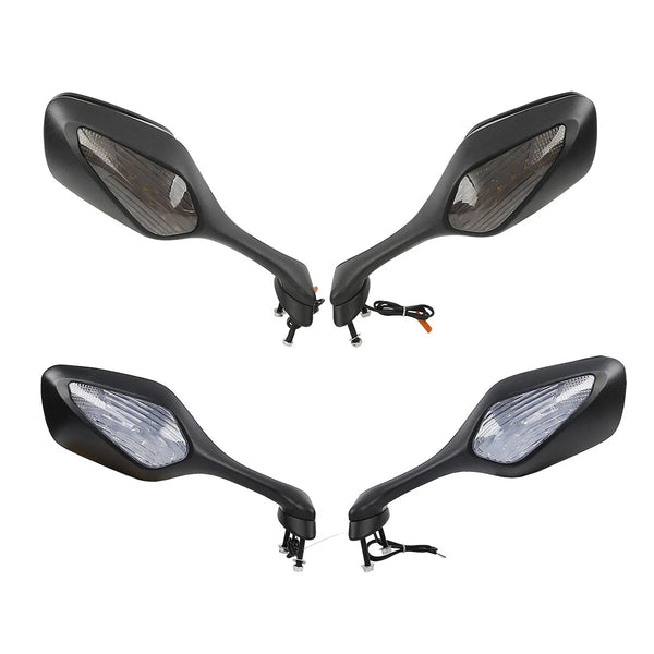 LED Turn Signal Integrated Rearview Mirrors Fit For Honda CBR1000RR 2008-2016 09