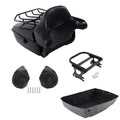 King Trunk Backrest Rack Speakers Mount Rack Fit For Harley Electra Glide 97-08