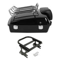 Razor Trunk Backrest Two Up Mount Rack Fit For Harley Touring 97-2008