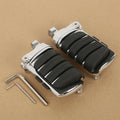 Pair Chrome Switchblade Male Mount Foot Pegs Rest Fit For Harley Touring Softail