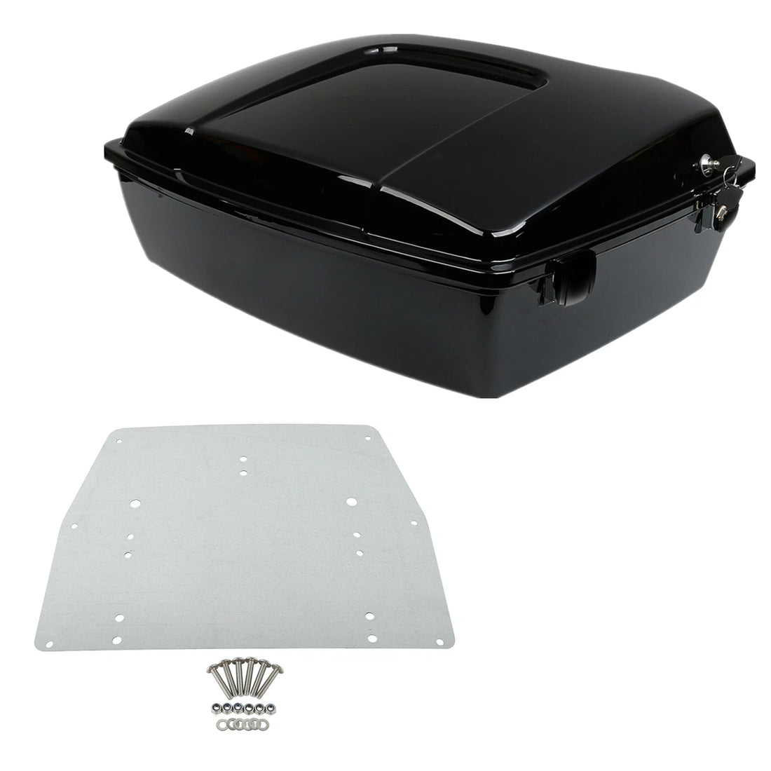Chopped Trunk & Base Plate Fit For Harley Touring Road Electra Glide 1997-2013