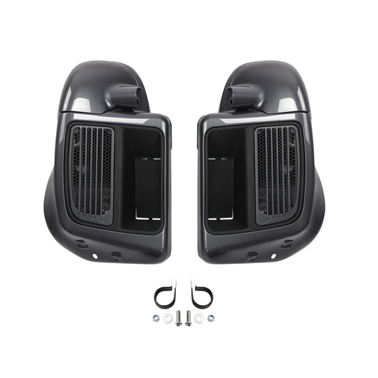 Lower Vented Fairings Fit For Harley Road Glide 14-2024 Gauntlet Gray Metallic
