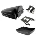 Chopped Trunk Backrest Pad Mount Docking Fit For Harley Touring Fltrx 2014-26 25