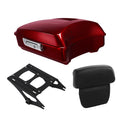 Chopped Trunk Pad 2 Up Mount Fit For Harley Road Glide 14-25 Velocity Red Sunglo