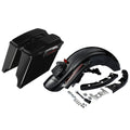 5" Stretched Hard Saddlebags Rear Fender System Fit For Harley Road King 09-2013