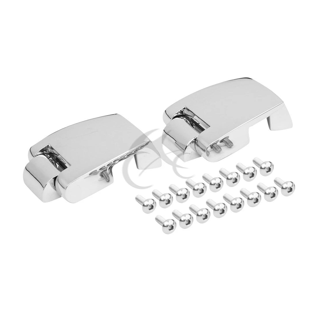 Chrome Trunk Luggage Hinges For Harley Touring Cvo Road King 1988-2013 2012