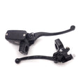 Motorycycle Black 1" Handlebar Control Reservoir 14mm Bore Brake Clutch Levers