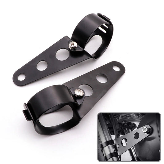 New 39mm-51mm Fork Tubes Black Headlight Mount Bracket For Honda Kawasaki Suzuki