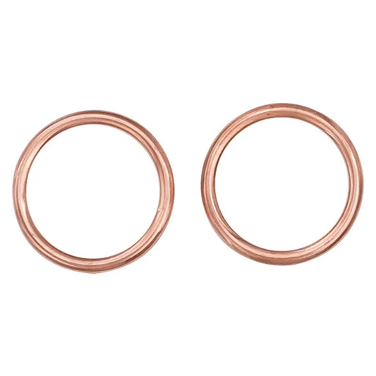 2PCMotorcycle Exhaust Pipe Gasket For Kawasaki Ninja 250 EX250ZZR250 KZ200 KD100