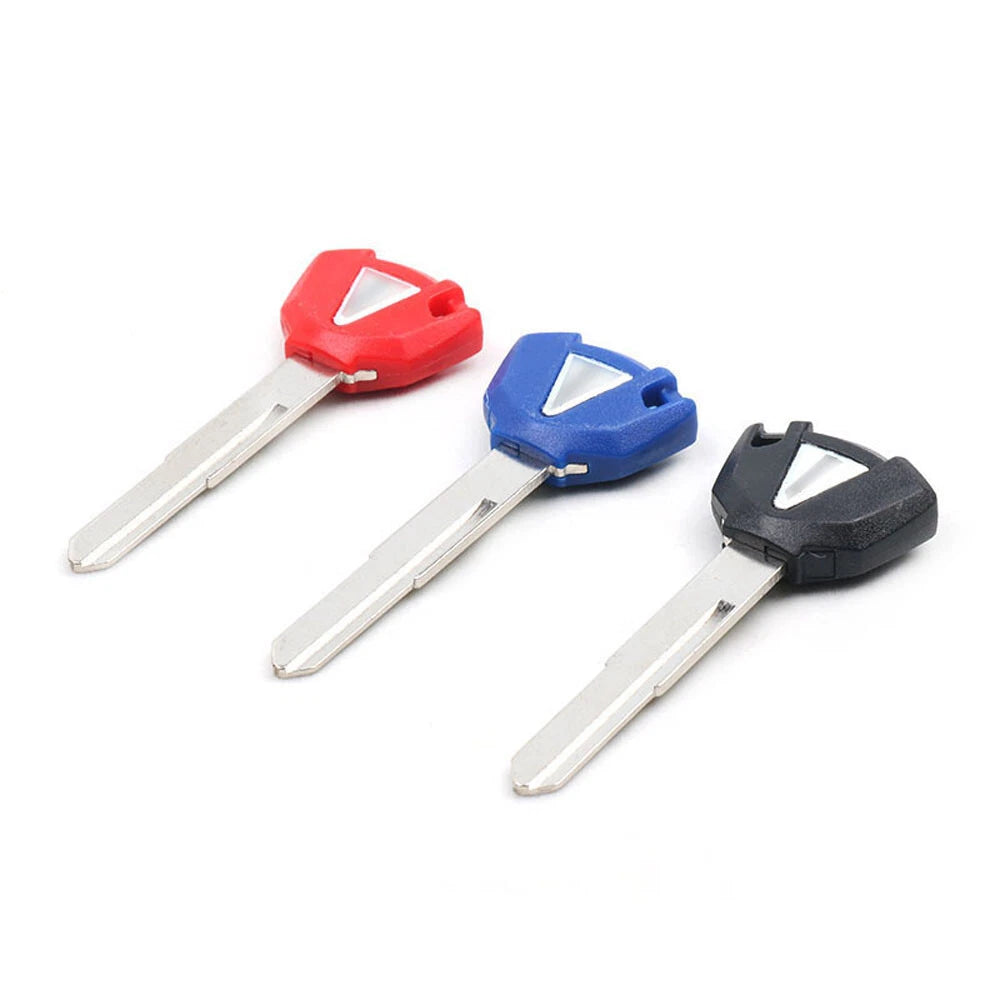 1 PCS Blank Uncut Blade Key For Kawasaki Ninja ZX6R ZX9R ZX10R ZX12R ZX14R ZX900
