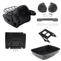 King Trunk Pad Mount Rack Lamp Speakers Plate Fit For Harley Touring 2014-2026