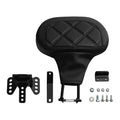 Black Rider Driver Backrest Pad Fit For Harley Touring Electra Street Road Glide