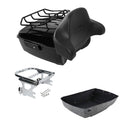 King Trunk Pad 2 Up Mount Rack Fit For Harley Trunk Touring Flht 1997-08