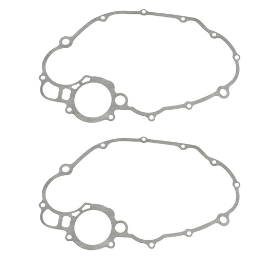 2pcs Motorcycle Crankcase Clutch Cover Gasket For Yamaha SR400 94-18 SR500 94-99