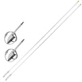 2PCS Antenna Kit Folding Mount Fit For Honda Goldwing 1800 GL1800 2001-2017 2016