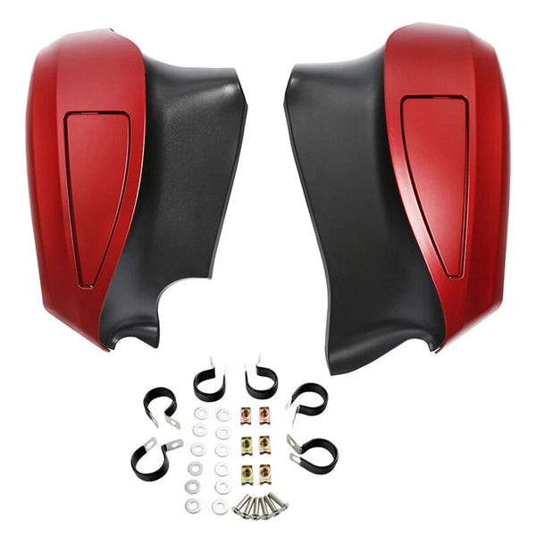 Lower Vented Fairings Fit For Indian Chieftain Roadmaster Elite 14-24 Ruby Smoke