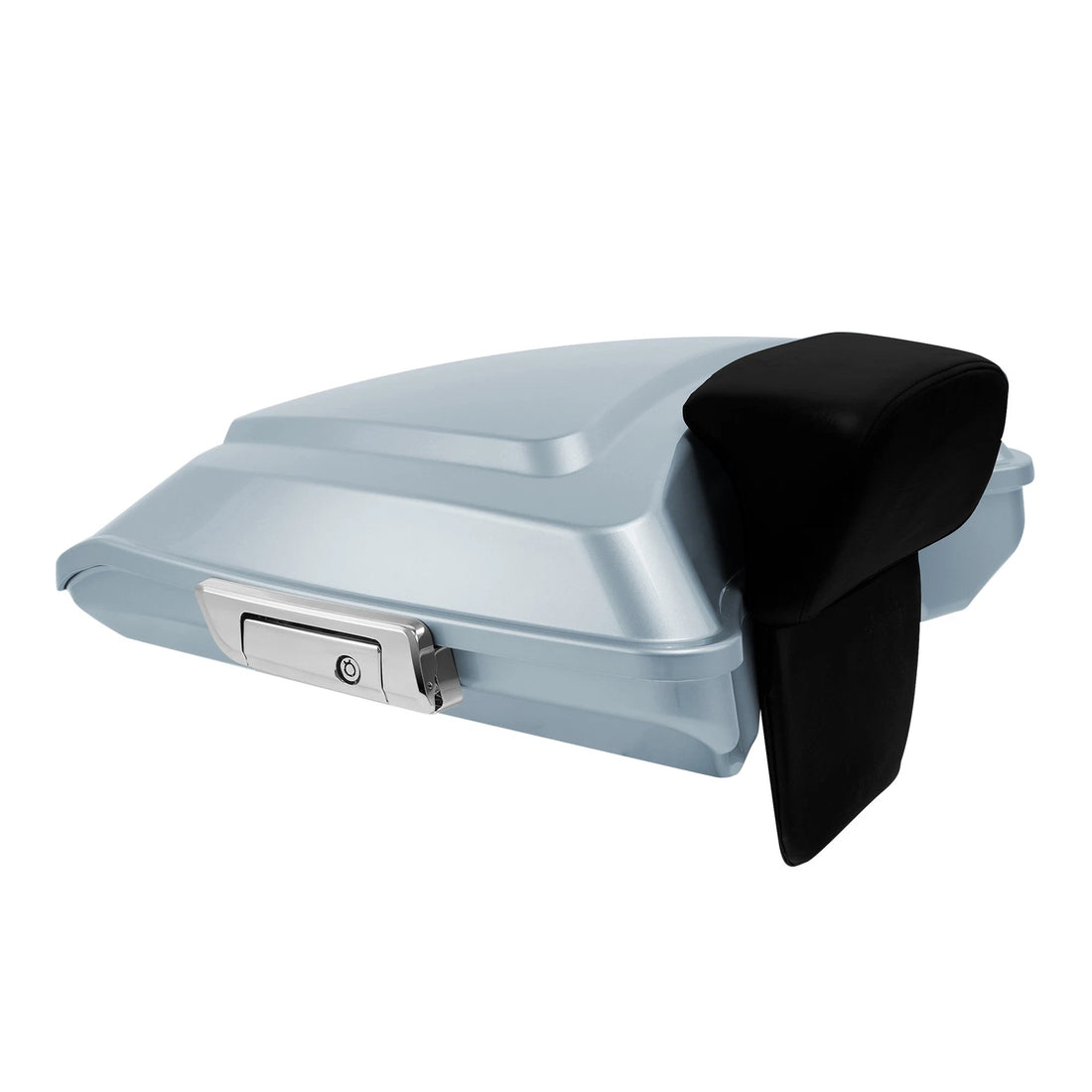 Silver Razor Trunk Backrest Fit For Harley Touring Street Glide 2014-2023