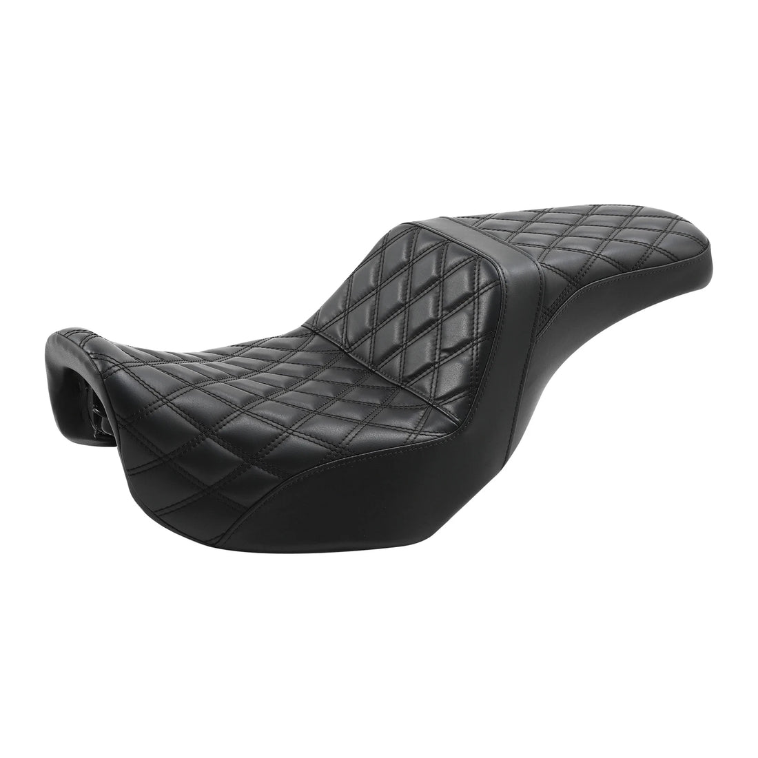 Black Driver & Passenger Seat Fit For Harley Dyna Low Rider Street Bob 2006-2017