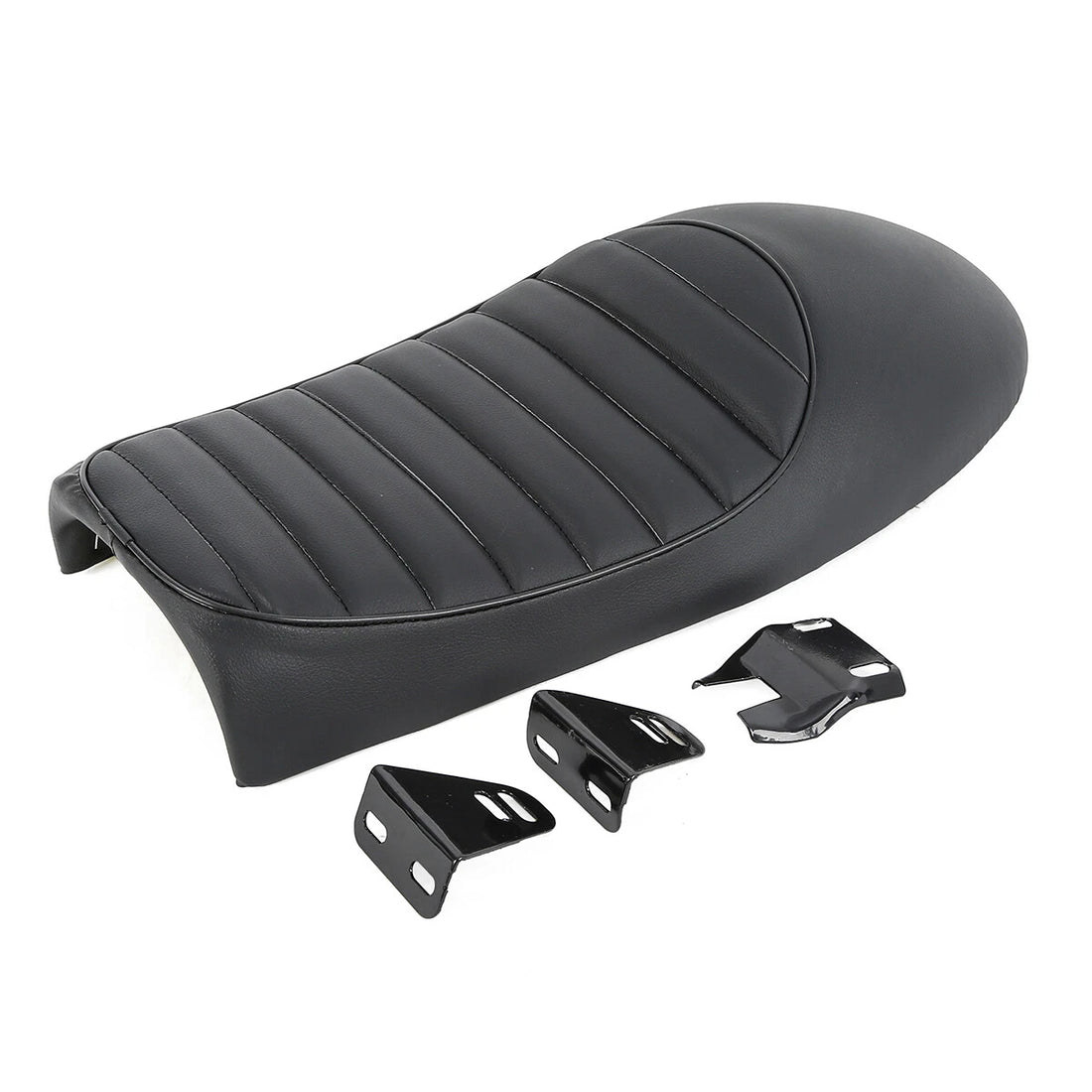Universal Motorcycle Cafe Racer Seat Hump Saddle Fit For Honda GB Suzuki Yamaha