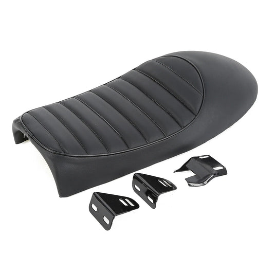 Universal Motorcycle Cafe Racer Seat Hump Saddle Fit For Honda GB Suzuki Yamaha