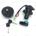 Fuel Gas Cap Ignition Switch Seat Lock Set For Kawasaki KL250 KLX125/250/250S/SF