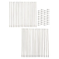 Tusk 1420280041-b0c310 Motorcycle Spoke Kit - Front 21" Silver Spoke/Silver