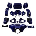 Fairing Bodywork Fit For Harley Electra Glide 2014-2024 Zephyr Blue/Black Sunglo