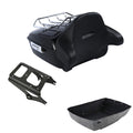 King Trunk Backrest Rack Mount Fit For Harley Touring Electra Glide 09-13