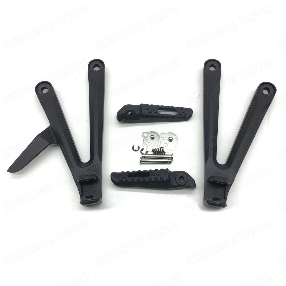 Black Rear Rider Footrests Foot Pegs Bracket Fit for Honda CBR600RR 2005 2006 F5