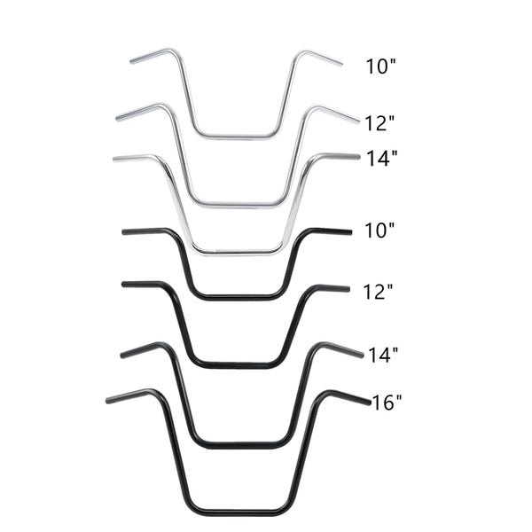 10'' 12'' 14'' 16'' Rise 1" Ape Hanger Handlebar Fit For Harley Sportster XL883