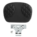 Black Passenger Sissy Bar Backrest Pad Fit For Harley Electra Street Road Glide