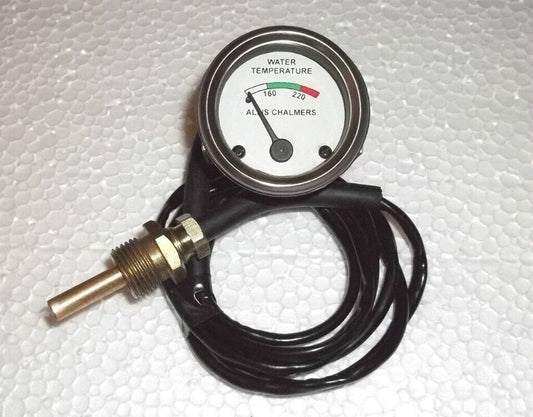 for Allis Chalmers Water Temperature Gauge for WD45,D10,D12,D14,D15,D17 Gas/Dsl@