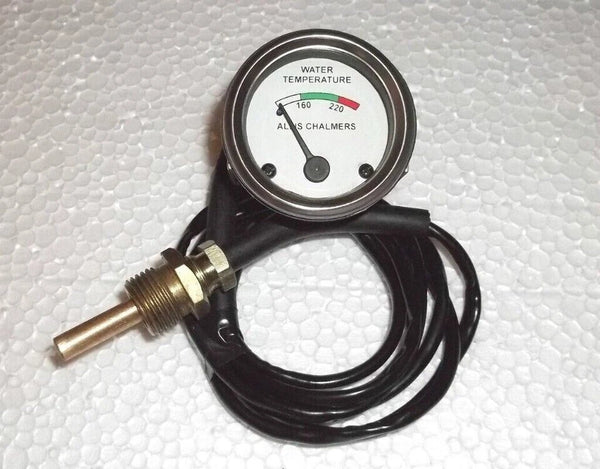 for Allis Chalmers Water Temperature Gauge for WD45,D10,D12,D14,D15,D17 Gas/Dsl@