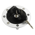 Fuel Tank Gas Cap Cover W/ Key Fit For Suzuki GSXR600 1997-2003 GSXR750 2001-03