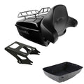 King Trunk Rack Backrest Mount Fit For Harley Touring Electra Glide 2014-2026