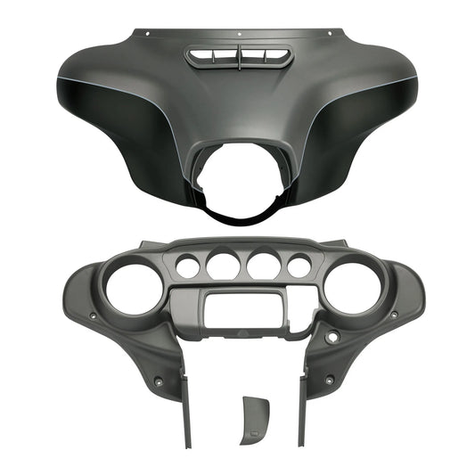 Inner Outer Fairings Fit For Harley Electra Glide 14+ Charcoal Denim/Black Denim