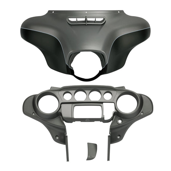 Inner Outer Fairings Fit For Harley Electra Glide 14+ Charcoal Denim/Black Denim