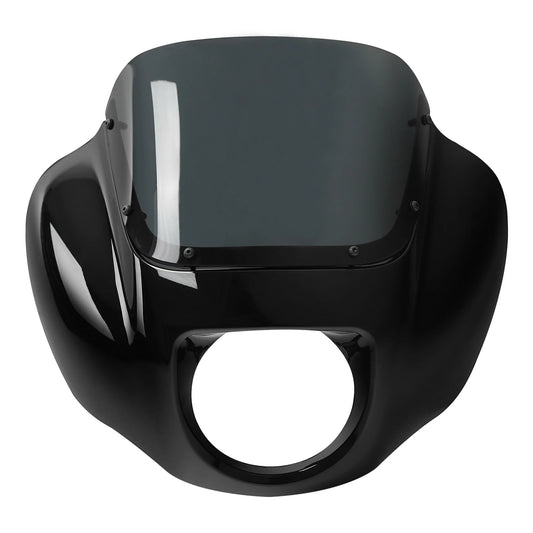 Quarter Fairings Windshield Fit For Harley Street Bob Fxbb 2018-2024 Vivid Black