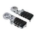 Chrome Highway Footpegs Pegs Clamps Fit For Harley 1-1/4" Engine Guard Crash Bar