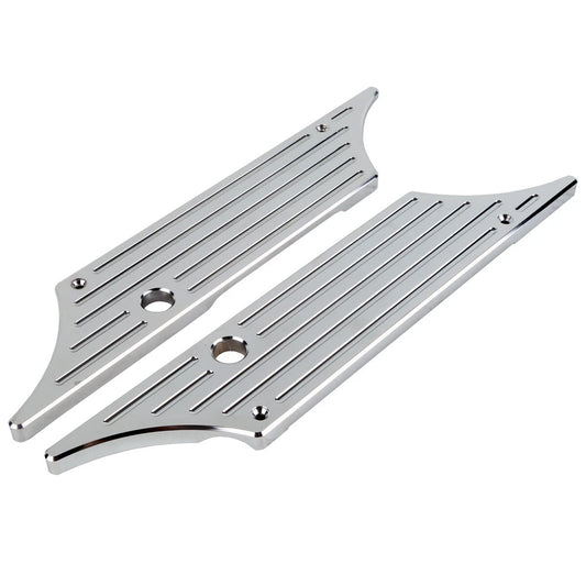 Chrome Hard Saddlebag Latch Cover Face Fit For Harley Touring Models 93-13 95