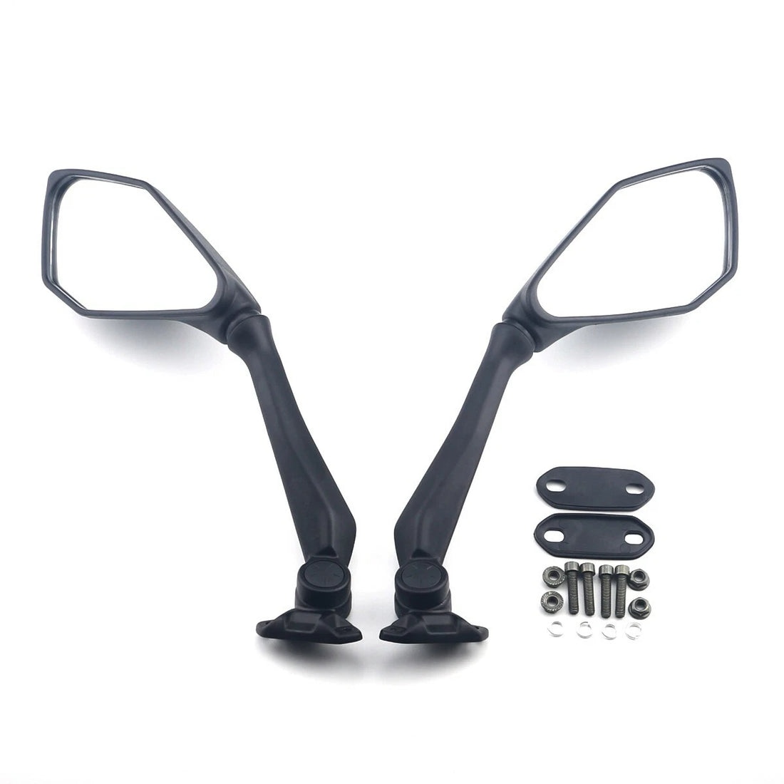 Left & Right Rearview Mirrors For Kawasaki Ninja650 EX650 ER6F 2020-2022 Black