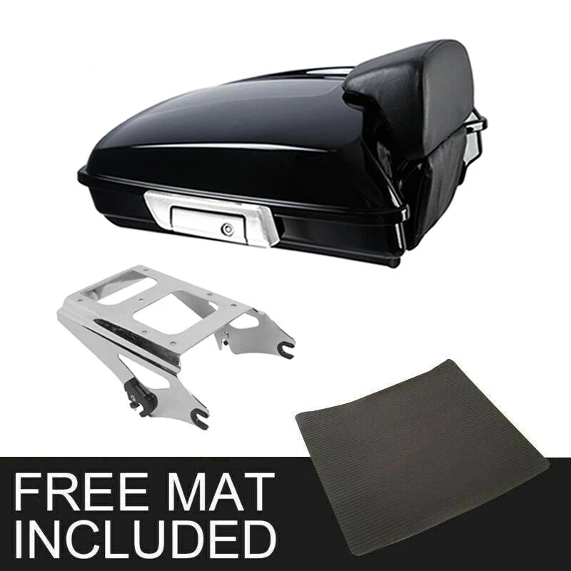 Razor Trunk Backrest Mount Fit For Harley Touring Street Road Glide 09-13