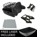 King Trunk Pad Rack Mount Plate Docking Fit For Harley Touring Models 2014-2026