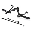Black Forward Controls Kit Pegs Levers Linkages Fit For Harley Sportster 2014-22