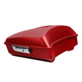 Chopped Trunk Fit For Harley Touring Road Glide 2014-2024 Wicked Red Denim