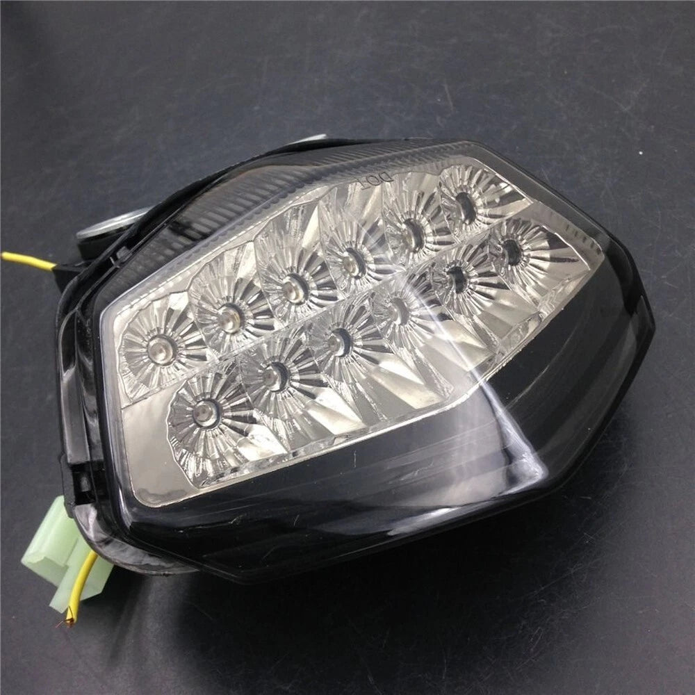 Fit For Kawasaki Ninja ZX250R 2008-2012 11 Brake Tail Light LED Smoke Integrated
