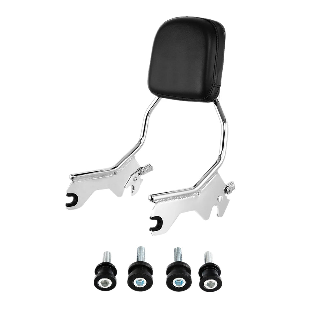 Sissy Bar Upright Backrest & Docking Kit Fit For Harley Softail Street Bob 18-25