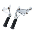 Chrome Passenger Footpeg Mount Fit For Harley Sportster Iron 883 1200 48 2014-22